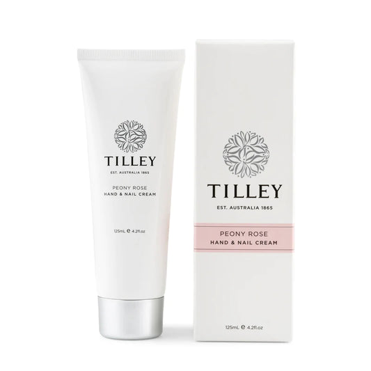 Tilleys Deluxe Hand & Nail Cream - Peony Rose 125ml