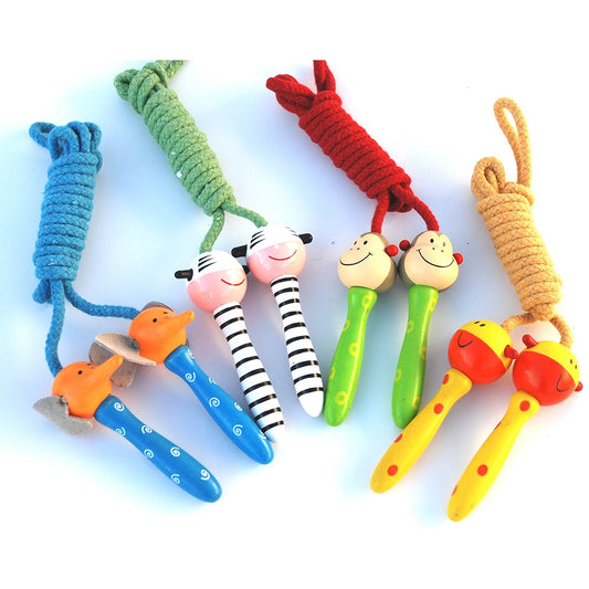 Wooden Skipping Ropes | Assorted Animals
