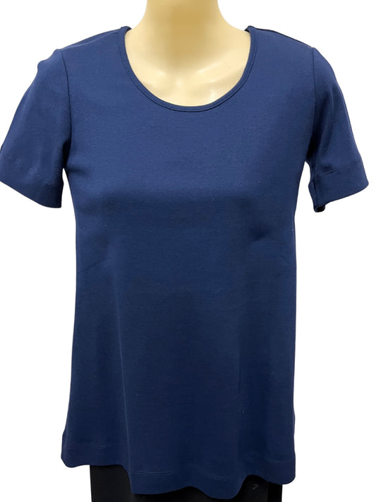 Cotton Basic T-Shirt- Navy Blue